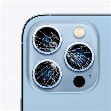 iPhone 13 Pro Camera Lens Glas Reparatie Blauw