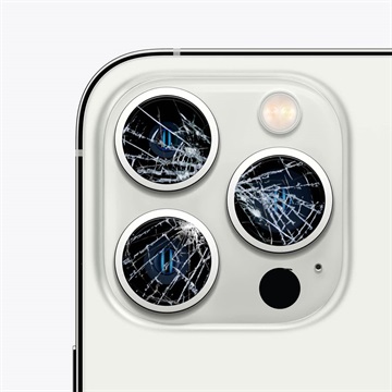 iPhone 13 Pro Camera Lens Glas Reparatie Wit