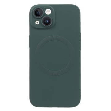 iPhone 13 Siliconenhoes met camerabeveiliging MagSafe compatibel Groen
