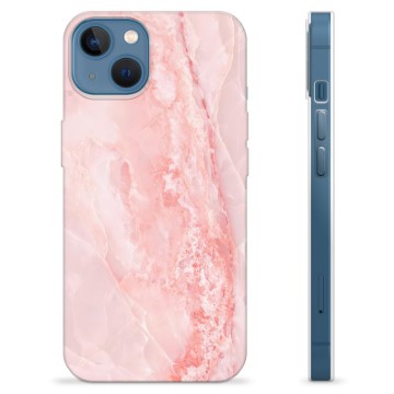 iPhone 13 TPU-hoesje Roze Marmer