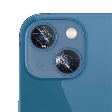 iPhone 13 mini Cameralens Glasreparatie Blauw