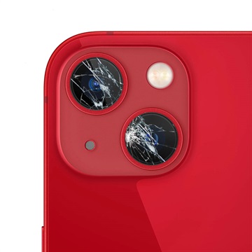 iPhone 13 Camera Lens Glas Reparatie Rood