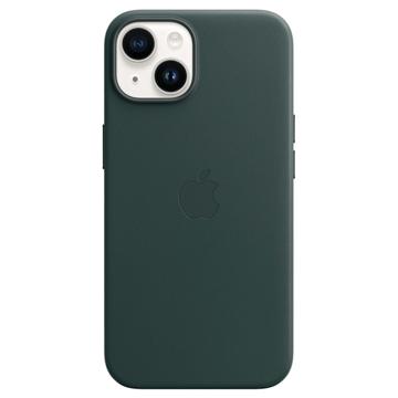iPhone 14 Apple Leren Hoesje met MagSafe MPP53ZM-A Bosgroen