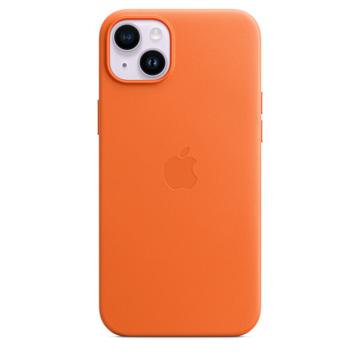 iPhone 14 Plus Apple Leren Case met MagSafe MPPF3ZM-A Oranje