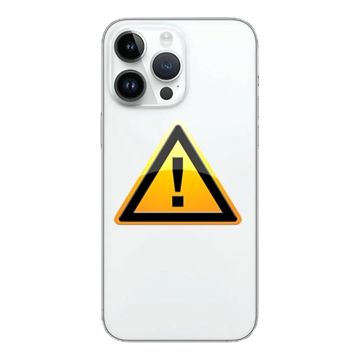 iPhone 14 Pro Batterij Cover Reparatie incl. frame Zilver