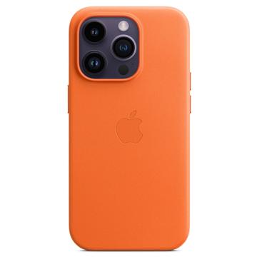 iPhone 14 Pro Max Apple Leren Hoesje met MagSafe MPPR3ZM-A Oranje