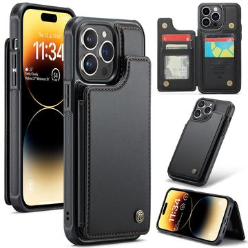iPhone 14 Pro Max Caseme C22 Hoesje RFID-kaart portemonnee Zwart