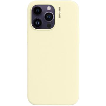 iPhone 14 Pro Max Nudient Base Silicone Hoesje Geel
