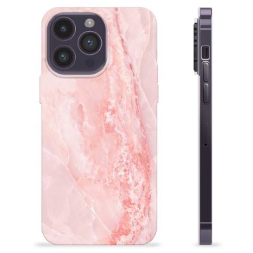 iPhone 14 Pro Max TPU-hoesje Roze Marmer