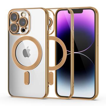iPhone 14 Pro Tech-Protect MagShine Hoesje MagSafe compatibel Goud