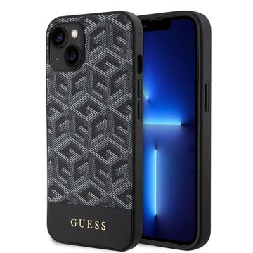 iPhone 15 Guess G Cube Mag hoesje Zwart