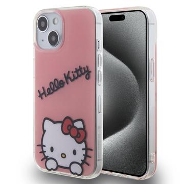 iPhone 15 Hello Kitty IML Daydreaming Hoesje Roze