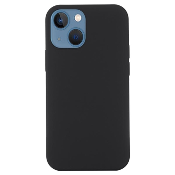 iPhone 15 Liquid Siliconen Hoesje MagSafe Compatibel Zwart