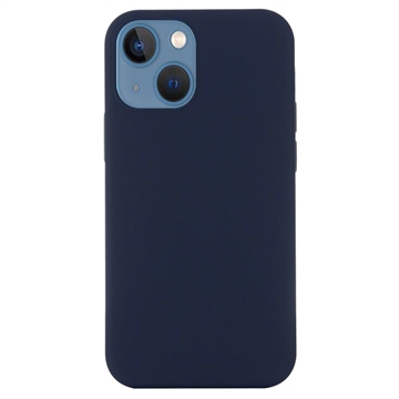 iPhone 15 Liquid Siliconen Hoesje MagSafe Compatibel Donkerblauw