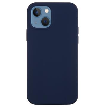 iPhone 15 Plus Liquid Silicone Hoesje Donkerblauw
