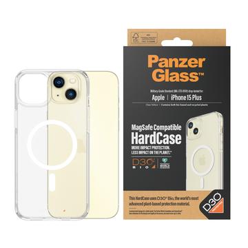 iPhone 15 Plus PanzerGlass HardCase MagSafe hoesje compatibel met D3O Helder