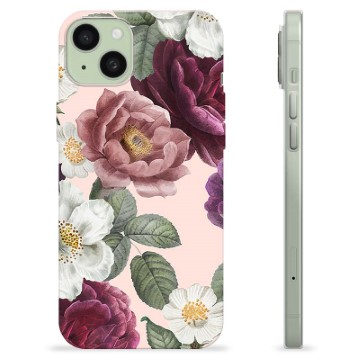 iPhone 15 Plus TPU Case Romantische Bloemen