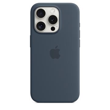 iPhone 15 Pro Apple Siliconen Hoesje met MagSafe MT1D3ZM-A Stormblauw