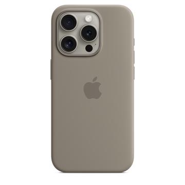 iPhone 15 Pro Apple Siliconen Hoesje met MagSafe MT1E3ZM-A Klei