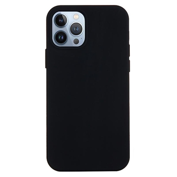 iPhone 15 Pro Liquid Silicone Hoesje Zwart