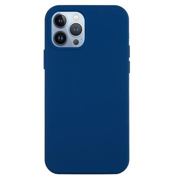 iPhone 15 Pro Liquid Silicone Hoesje Blauw