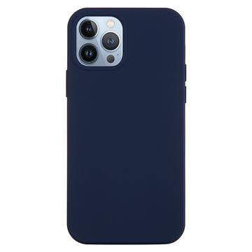 iPhone 15 Pro Liquid Silicone Hoesje Donkerblauw