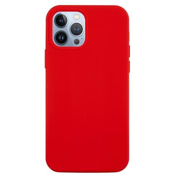 iPhone 15 Pro Liquid Silicone Hoesje Rood