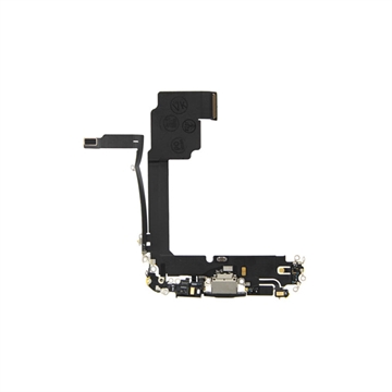 iPhone 15 Pro Max Oplaadconnector Flexkabel Zwart