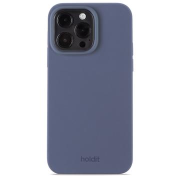 iPhone 15 Pro Max Holdit Silicone Case Pacific Blauw