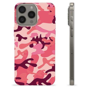 iPhone 15 Pro Max TPU-hoesje Roze Camouflage
