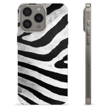 iPhone 15 Pro Max TPU-hoesje Zebra