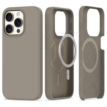 iPhone 15 Pro Max Tech-Protect Silicone MagSafe Case Titanium
