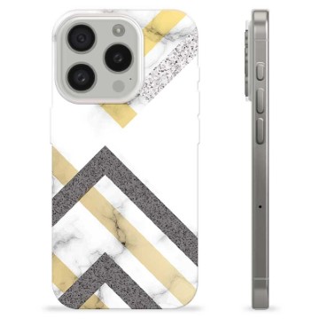 iPhone 15 Pro TPU-hoesje Abstract Marmer