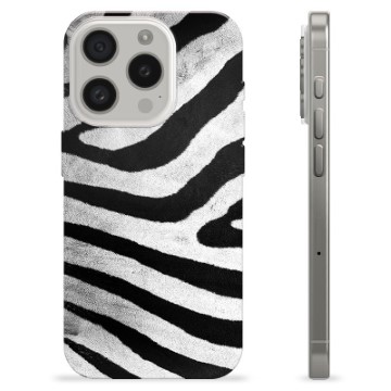 iPhone 15 Pro TPU-hoesje Zebra