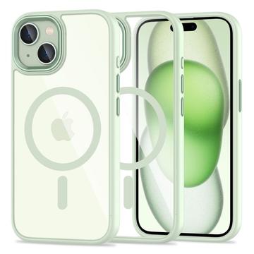 iPhone 15 Tech-Protect Magmat Cover MagSafe-compatibel Groen-Doorzichtig