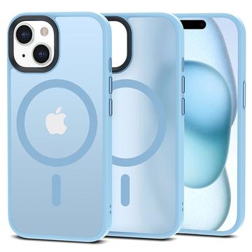 iPhone 15 Tech-Protect Magmat Cover MagSafe-compatibel Luchtblauw-Doorschijnend