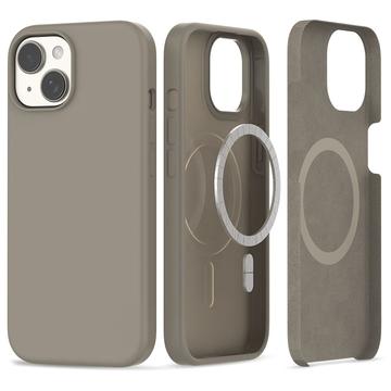iPhone 15 Tech-Protect Silicone MagSafe Case Titanium