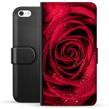 iPhone 5-5S-SE Premium Portemonnee Hoesje Roze
