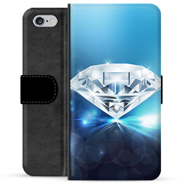 Iphone 6 6S Premium Portemonnee Hoesje Diamant huismerk kopen in de aanbieding