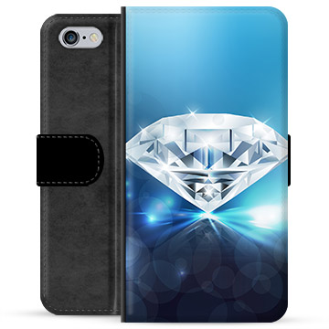 iPhone 6-6S Premium Portemonnee Hoesje Diamant