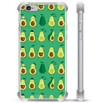 iPhone 6 Plus-6S Plus hybride hoesje avocadopatroon
