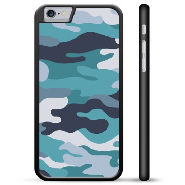 iPhone 6-6S Beschermhoes Blauw Camouflage