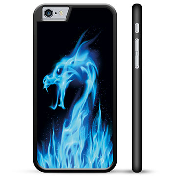 Beschermhoes voor iPhone 6-6S Blue Fire Dragon