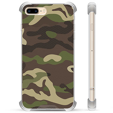 Iphone 7 Plus 8 Hybride Case Camouflage huismerk kopen in de aanbieding