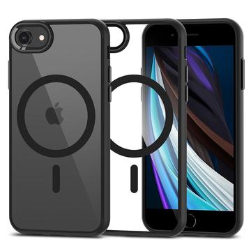 iPhone 7-8-SE (2020)-SE (2022) Tech-Protect Magmat Cover MagSafe-compatibel Zwart-Doorzichtig