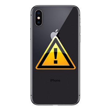iPhone X Batterij Cover Reparatie incl. frame Zwart