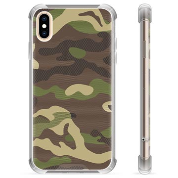Iphone X Xs Hybride Case Camouflage huismerk kopen in de aanbieding