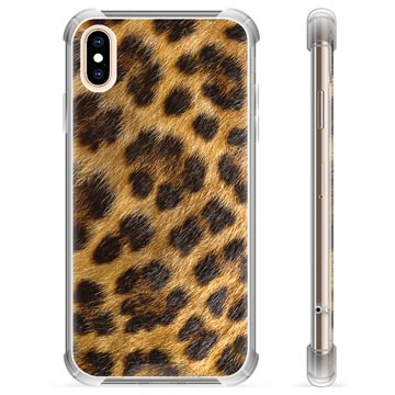 Iphone X Xs Hybride Case Luipaard huismerk kopen in de aanbieding