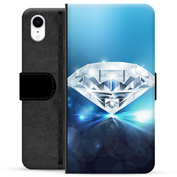 iPhone XR Premium Portemonnee Hoesje Diamant