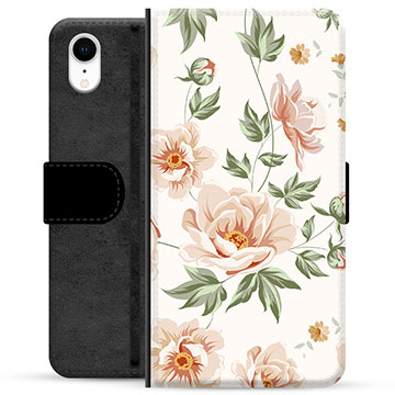 Iphone Xr Premium Portemonnee Hoesje Bloemen huismerk kopen in de aanbieding